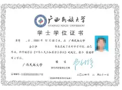 广西大学学历证书